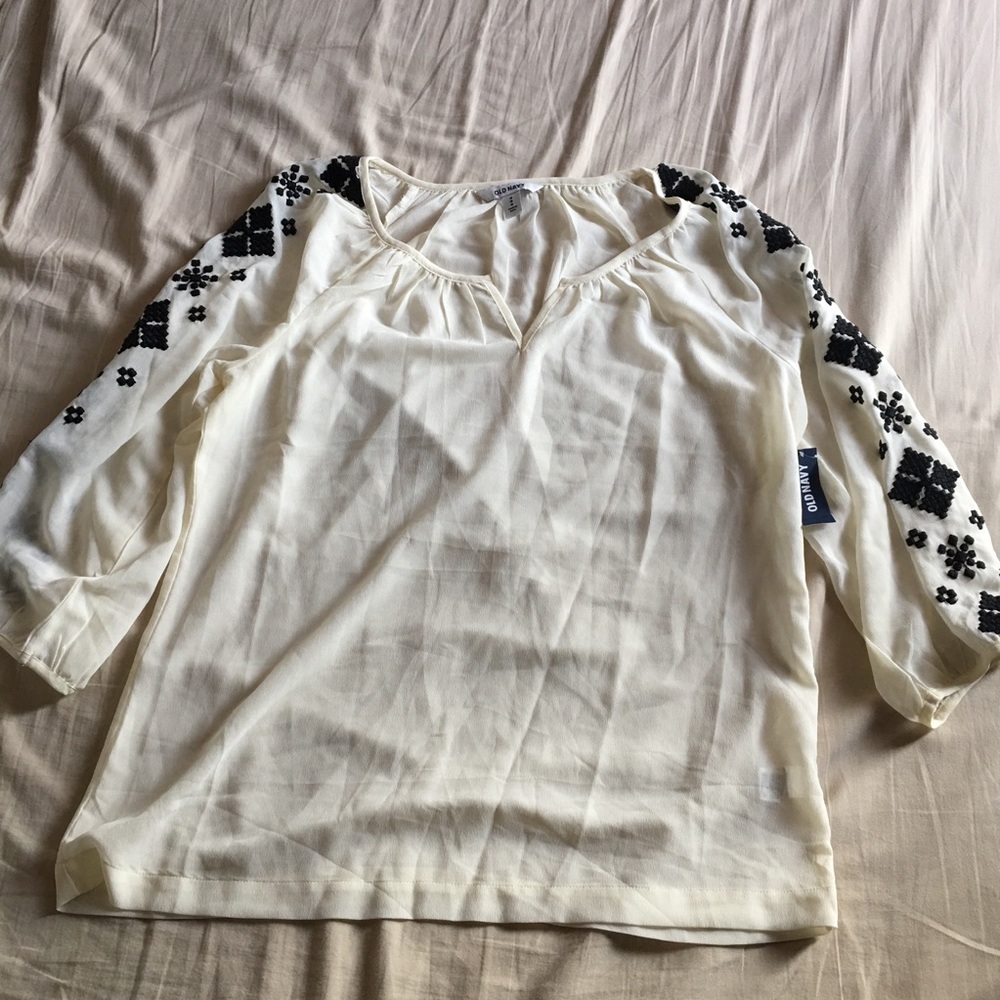 See through white tops
